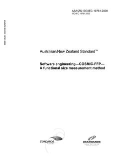 AS/NZS ISO/IEC 19761:2008