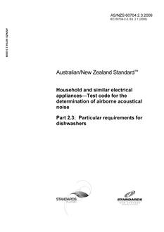 AS/NZS 60704.2.3:2009