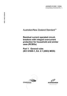 AS/NZS 61009.1:2004