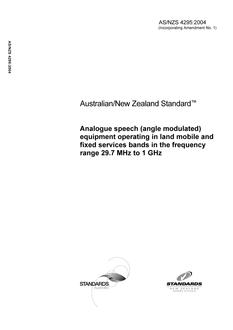 AS/NZS 4295:2004