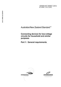 AS/NZS IEC 60998.1:2012