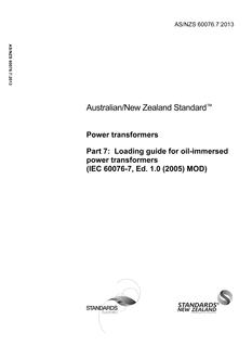 AS/NZS 60076.7:2013