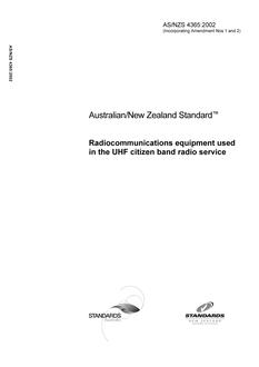 AS/NZS 4365:2002