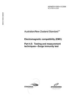 AS/NZS 61000.4.5:2006