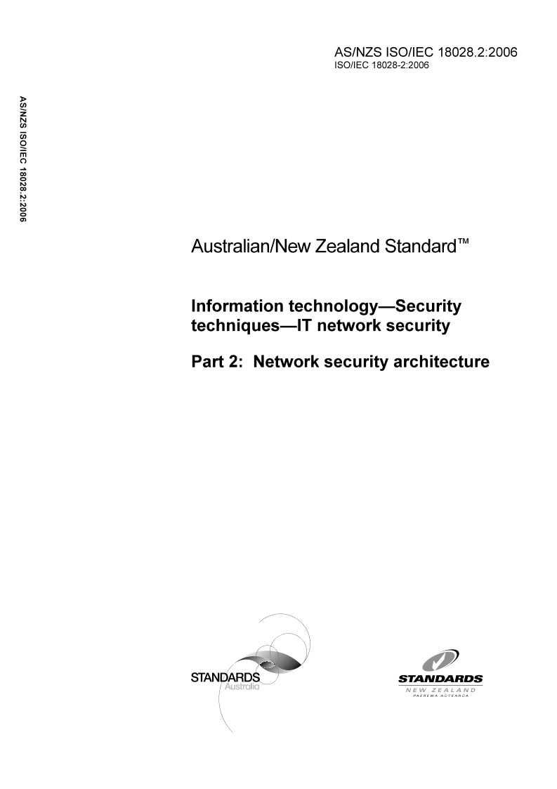 AS/NZS ISO/IEC 18028.2:2006