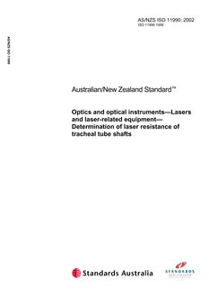 AS/NZS ISO 11990:2002