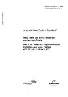 AS/NZS 60335.2.35:2004