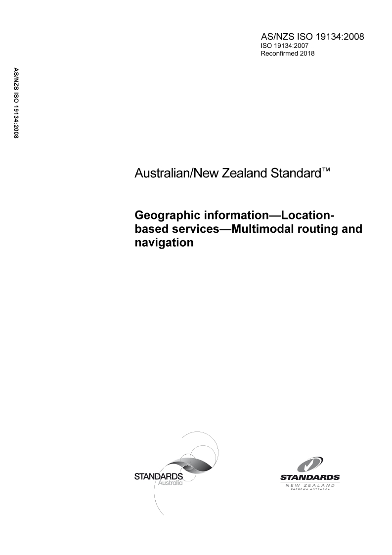 AS/NZS ISO 19134:2008