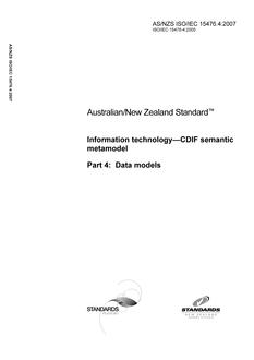 AS/NZS ISO/IEC 15476.4:2007