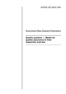 AS/NZS ISO 9003:1994