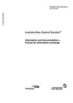 AS/NZS ISO 2709:2013