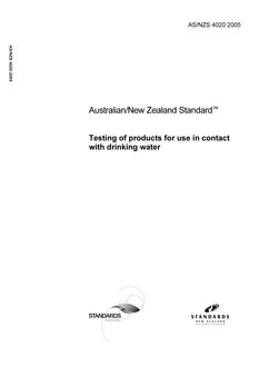 AS/NZS 4020:2005