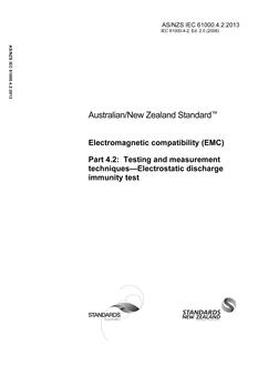 AS/NZS IEC 61000.4.2:2013