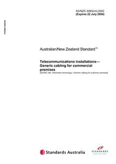 AS/NZS 3080(INT):2002