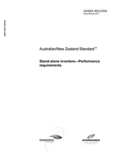 AS/NZS 5603:2009