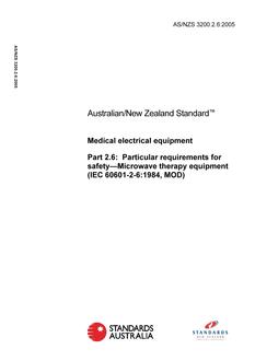 AS/NZS 3200.2.6:2005