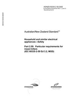 AS/NZS 60335.2.59:2005