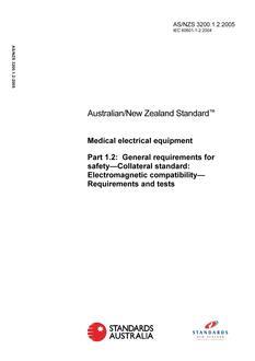 AS/NZS 3200.1.2:2005