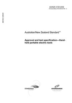 AS/NZS 3160:2009