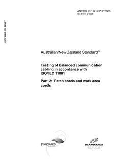 AS/NZS IEC 61935.2:2006