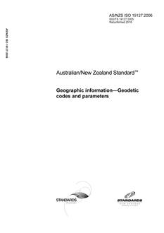 AS/NZS ISO 19127:2006