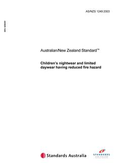 AS/NZS 1249:2003