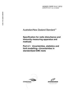 AS/NZS CISPR 16.4.1:2012