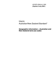 AS/NZS 4584(INT):1999