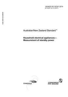 AS/NZS IEC 62301:2014