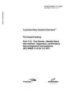 AS/NZS 60695.11.5:2005