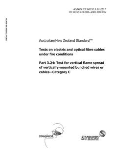 AS/NZS IEC 60332.3.24:2017