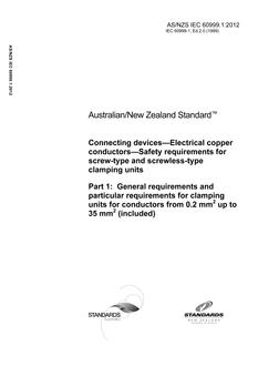 AS/NZS IEC 60999.1:2012