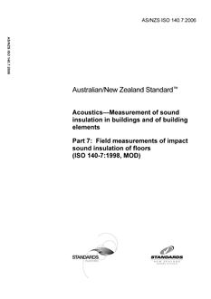 AS/NZS ISO 140.7:2006