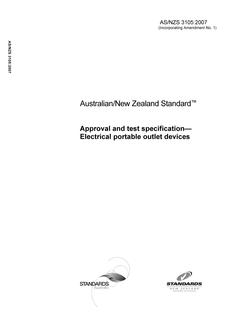 AS/NZS 3105:2007