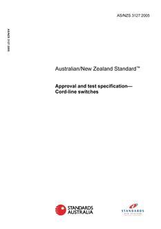 AS/NZS 3127:2005