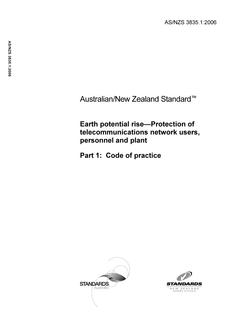 AS/NZS 3835.1:2006