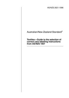 AS/NZS 2621:1998