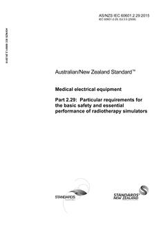 AS/NZS IEC 60601.2.29:2015