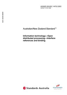 AS/NZS ISO/IEC 14753:2003