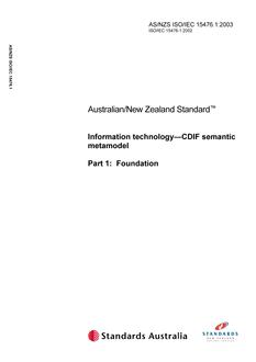 AS/NZS ISO/IEC 15476.1:2003