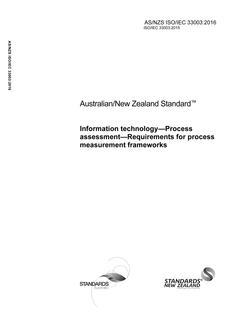 AS/NZS ISO/IEC 33003:2016