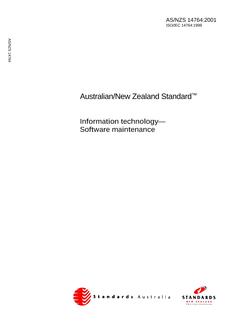 AS/NZS 14764:2001