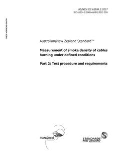 AS/NZS IEC 61034.2:2017