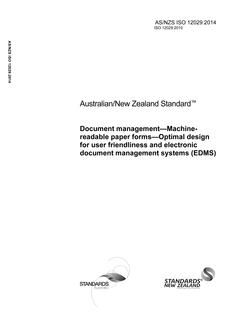 AS/NZS ISO 12029:2014