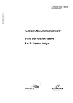 AS/NZS 4509.2:2010