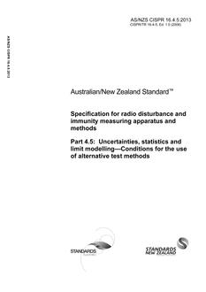 AS/NZS CISPR 16.4.5:2013