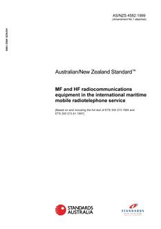 AS/NZS 4582:1999