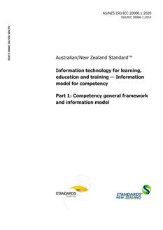 AS/NZS ISO/IEC 20006.1:2020