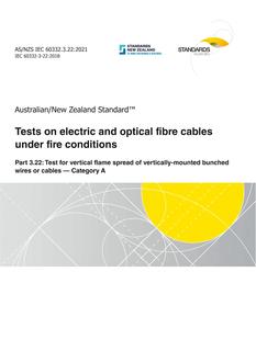 AS/NZS IEC 60332.3.22:2021