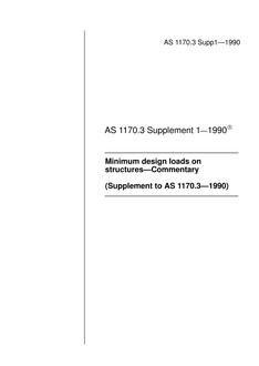 AS 1170.3 SUPP 1-1990